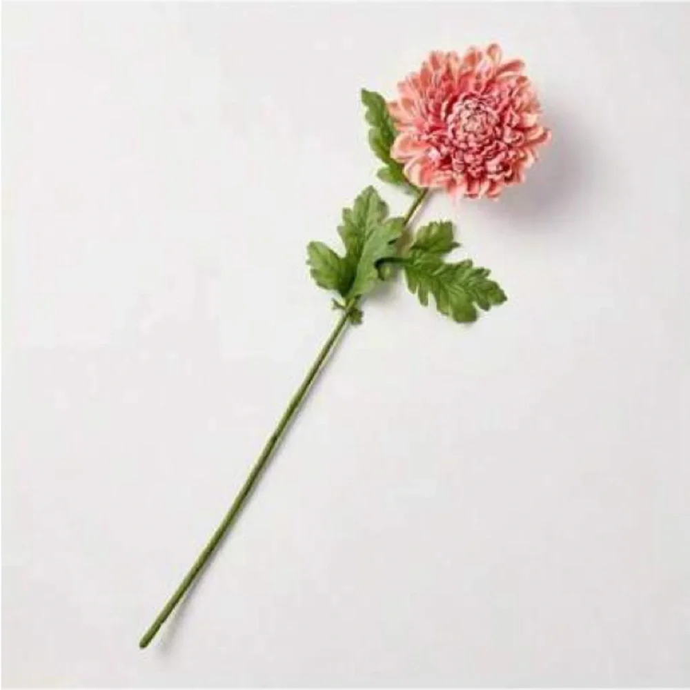 2!!!! HEARTH & HAND NEW faux chrysanthemum stems -pink -25”